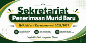 PMB SMA Ma'arif Karangmoncol